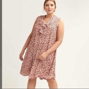 Penningtons Pink Animal Print Mini Dress